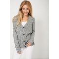 NEW WOMENS GORGEOUS WINTER OUTFITS LADIES BUTTON UP POCKET CARDIGAN  Size 10/12